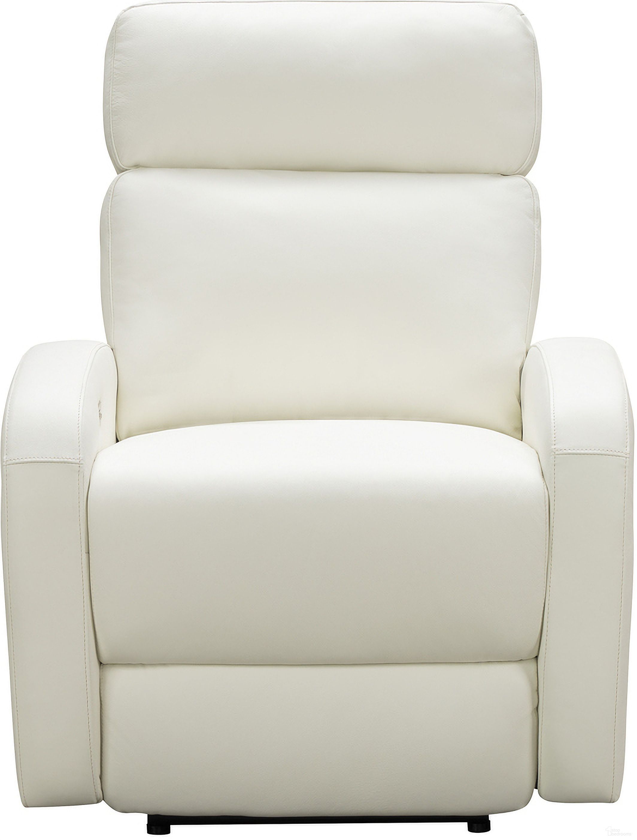 The appearance of Levi Power Recliner with Heads-Up Power Forward Head Rest In White designed by BarcaLounger in the transitional interior design. This white piece of furniture was selected by 1StopBedrooms from Levi Collection to add a touch of cosiness and style into your home. Sku: 9PH1176373280. Material: Leather.
