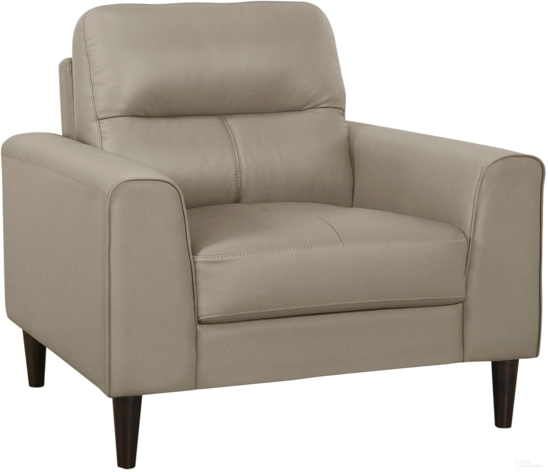 The appearance of Lewes Chair In Beige designed by Homelegance in the modern / contemporary interior design. This beige piece of furniture was selected by 1StopBedrooms from Lewes Collection to add a touch of cosiness and style into your home. Sku: 8566LTE-1. Material: Faux Leather.