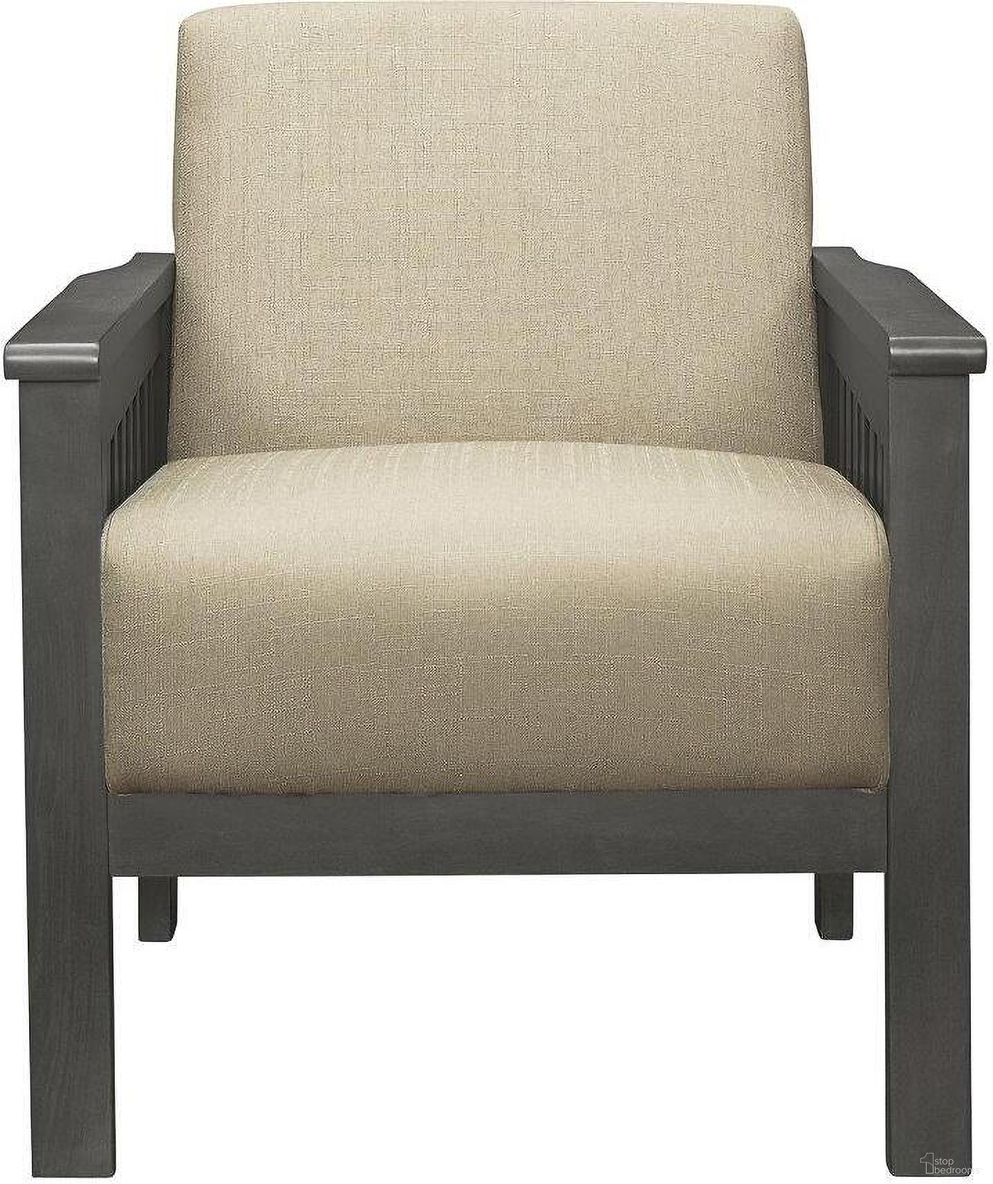 Lewiston Light Brown Accent Chair by Homelegance 1StopBedrooms