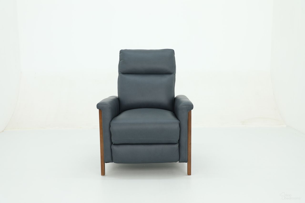The appearance of Lewiston Push Thru The Arms Recliner In Ocean designed by BarcaLounger in the traditional interior design. This ocean piece of furniture  was selected by 1StopBedrooms from Lewiston Collection to add a touch of cosiness and style into your home. Sku: 71179530846. Material: Leather.