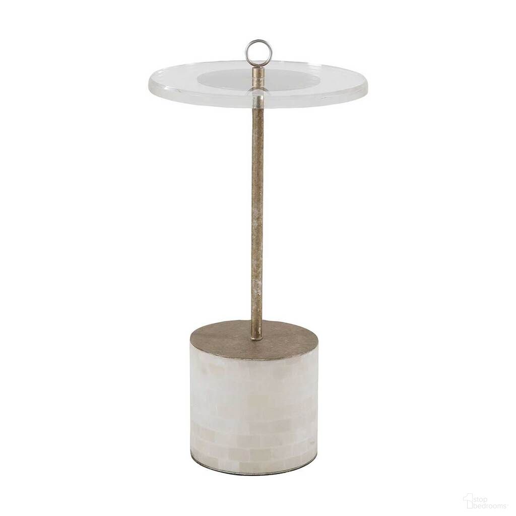 The appearance of Lexi Drinking Table In Clear Acrylic and Champagne designed by Gabby in the transitional interior design. This clear acrylic/champagne piece of furniture  was selected by 1StopBedrooms from Lexi Collection to add a touch of cosiness and style into your home. Sku: SCH-153415. Material: Acrylic.
