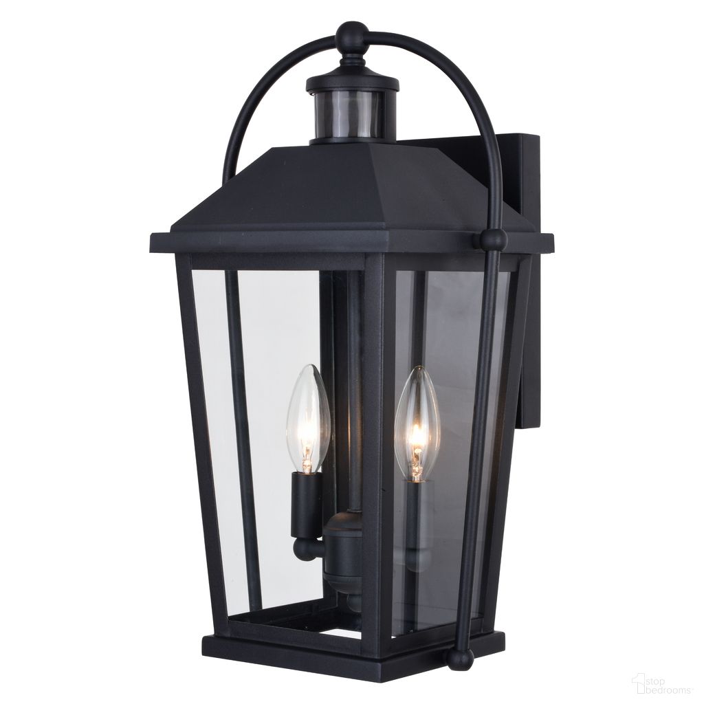 The appearance of Lexington 2 Light Dualux 9.5 Inch Outdoor Motion Sensor Wall Light In Textured Black designed by Vaxcel in the traditional interior design. This textured black piece of furniture was selected by 1StopBedrooms from Lexington Collection to add a touch of cosiness and style into your home. Sku: T0637. Material: Aluminum.