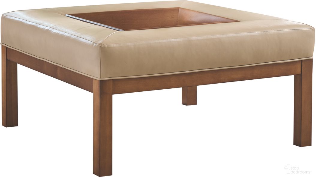 The appearance of Lexington Leather Crandon Park Leather Ottoman designed by Lexington in the traditional interior design. This beige/tan piece of furniture was selected by 1StopBedrooms from Lexington Leather Collection to add a touch of cosiness and style into your home. Sku: LL1709-44-60.