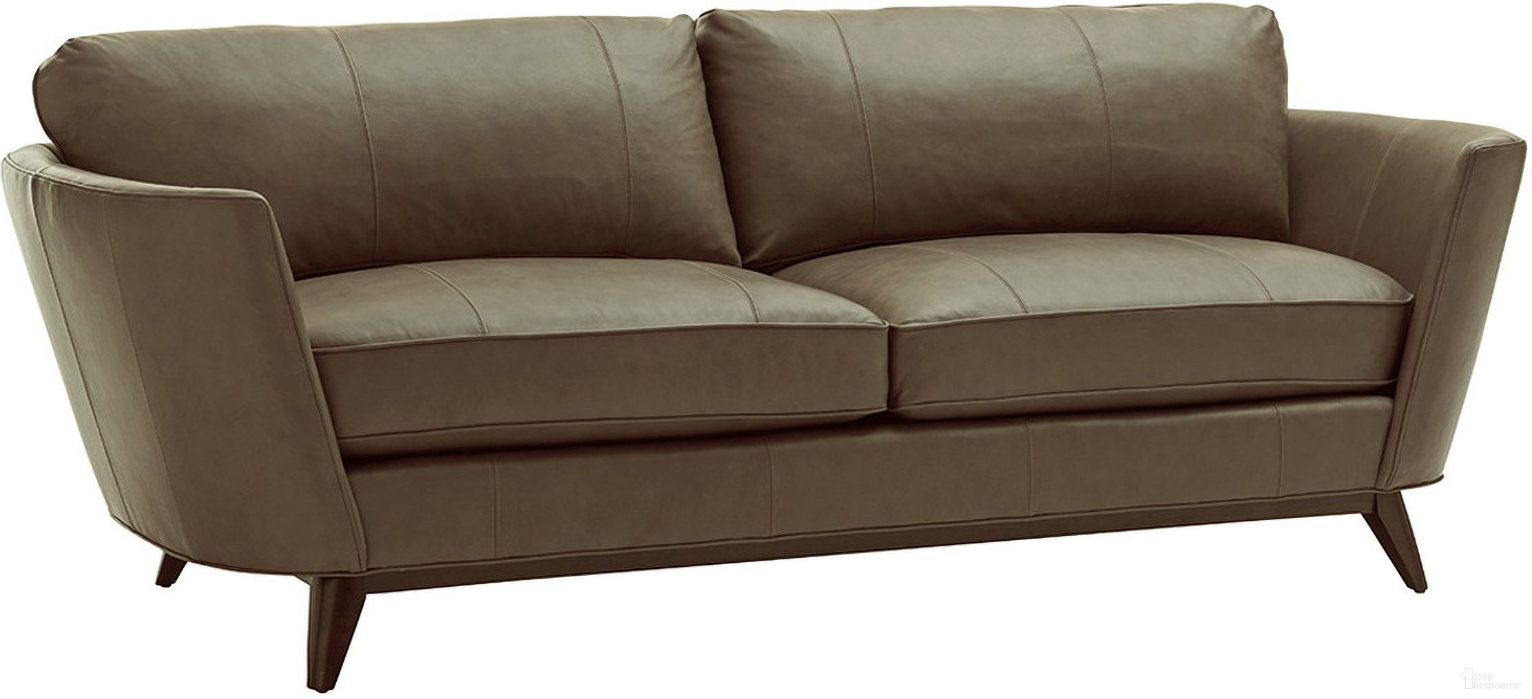 The appearance of Lexington Leather Kahn Leather Sofa designed by Lexington in the modern / contemporary interior design. This brown piece of furniture was selected by 1StopBedrooms from Lexington Leather Collection to add a touch of cosiness and style into your home. Sku: LL7928-33-40. Material: Leather.
