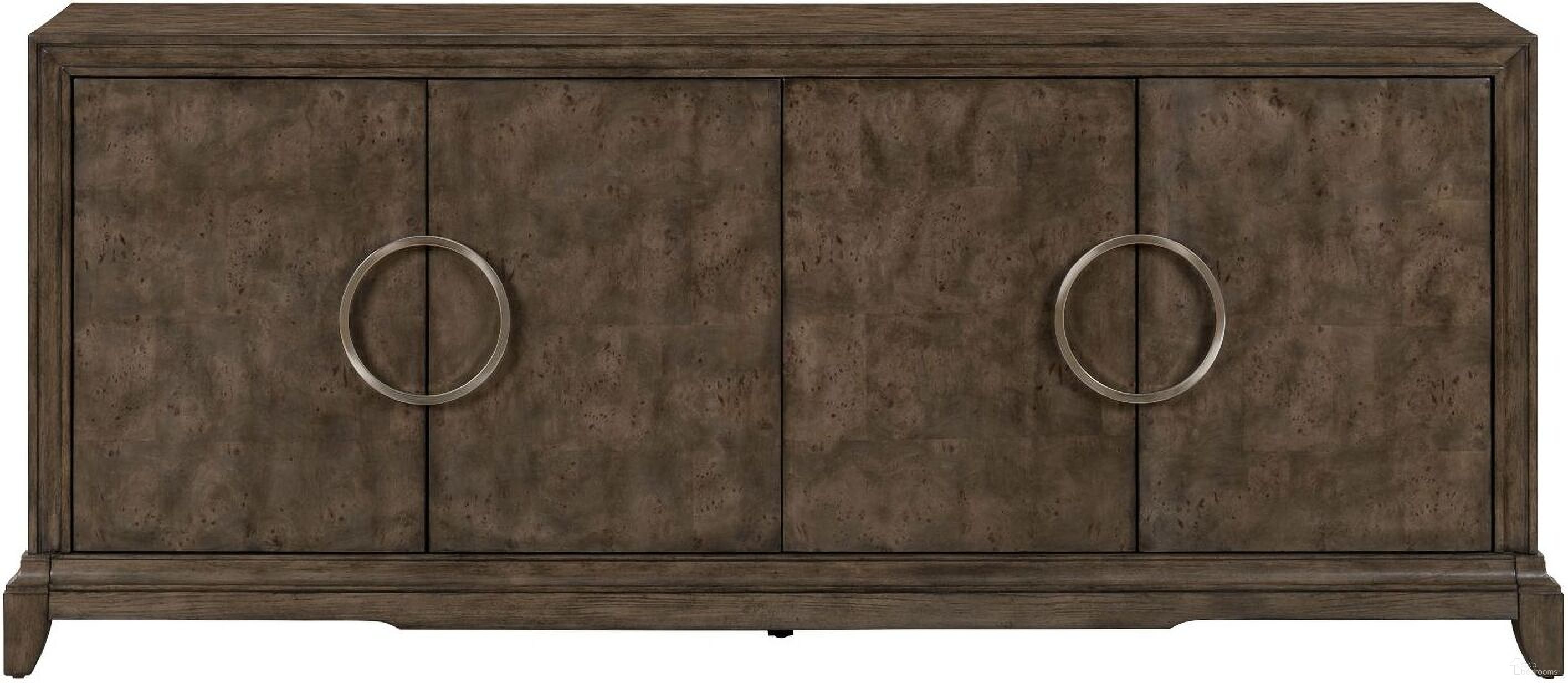The appearance of Lexington Park 4 Door Accent Cabinet In Brown designed by Liberty in the bohemian interior design. This brown piece of furniture was selected by 1StopBedrooms from Lexington Park Collection to add a touch of cosiness and style into your home. Sku: 2242-AC2000. Material: Solid Rubberwood.