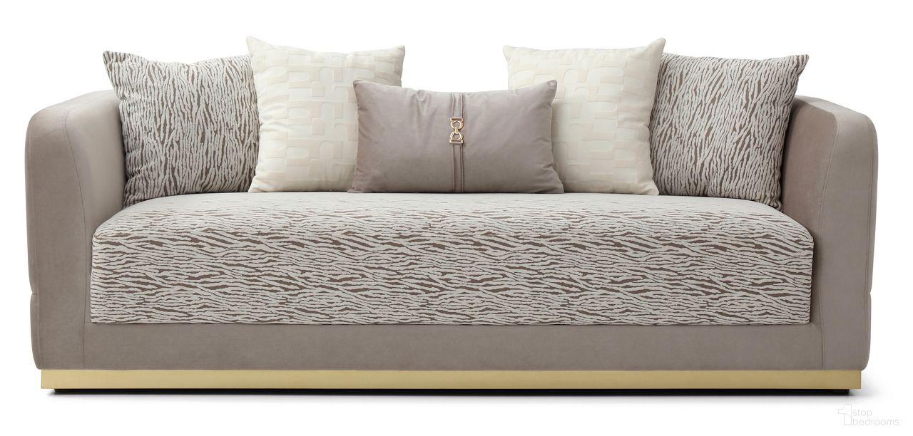 The appearance of Lexington Sofa In Brown and Light Beige designed by Glory in the modern / contemporary interior design. This brown and light beige piece of furniture was selected by 1StopBedrooms from Lexington Collection to add a touch of cosiness and style into your home. Sku: G00280A-S. Material: Wood.