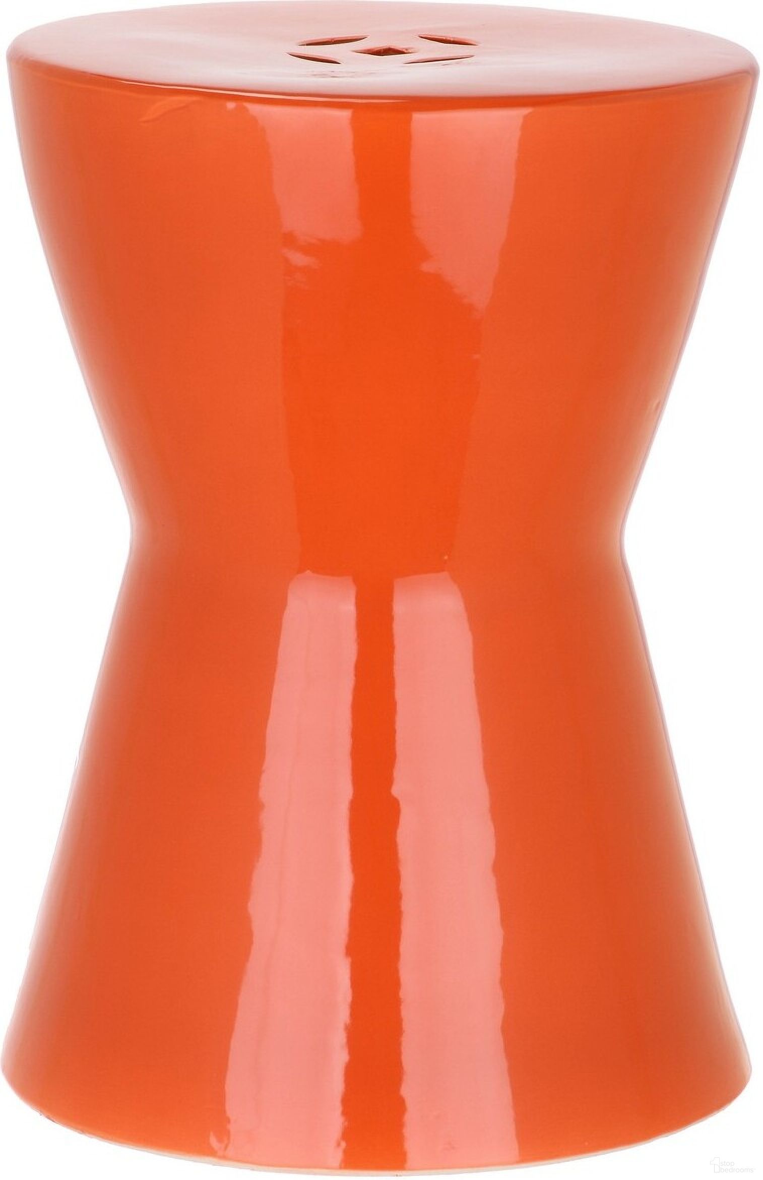 Liana Orange Garden Stool
