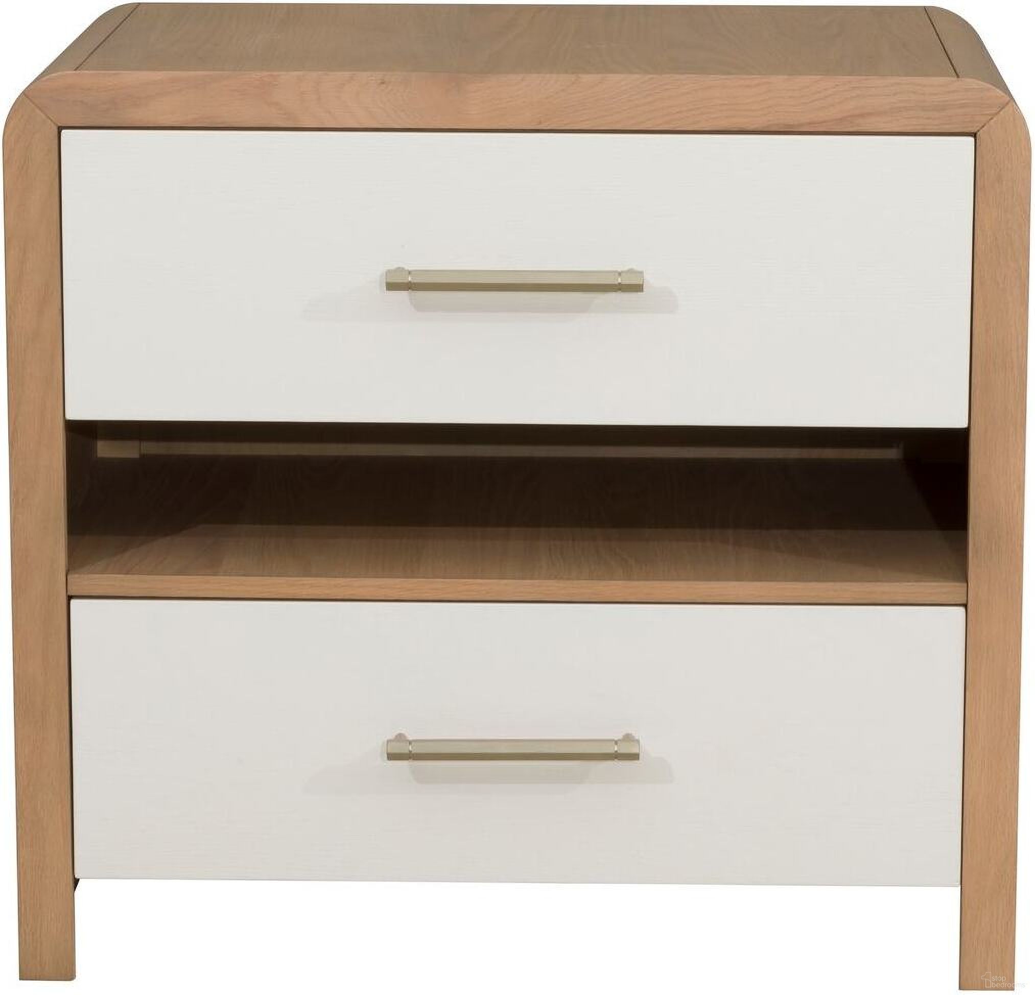 The appearance of Libby Langdon Brentwood Nightstand In Wheaton designed by Fairfield Chair in the modern / contemporary interior design. This wheaton piece of furniture was selected by 1StopBedrooms from Libby Langdon Collection to add a touch of cosiness and style into your home. Sku: 6306-BS. Material: Solid Oak.