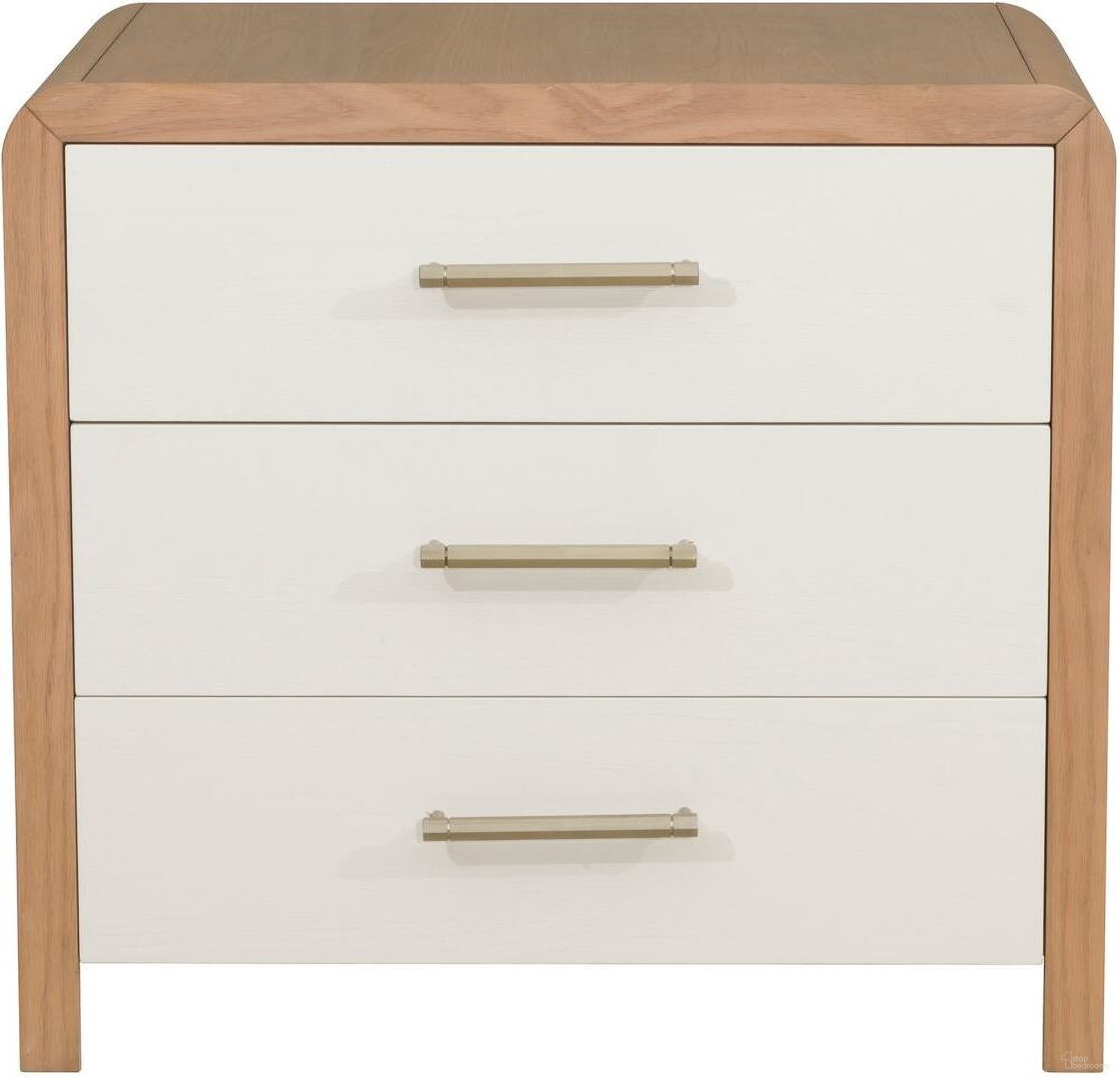 The appearance of Libby Langdon Brentwood Nightstand In Wheaton designed by Fairfield Chair in the modern / contemporary interior design. This wheaton piece of furniture  was selected by 1StopBedrooms from Libby Langdon Collection to add a touch of cosiness and style into your home. Sku: 6306-NS. Material: Solid Oak.