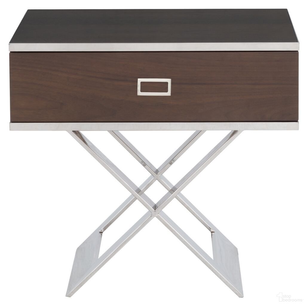 The appearance of Libby Langdon Carlson End Table In Smoked Stone designed by Fairfield Chair in the interior design. This smoked stone piece of furniture was selected by 1StopBedrooms from Libby Langdon Collection to add a touch of cosiness and style into your home. Sku: 6341-ET-2. Material: Veneer.