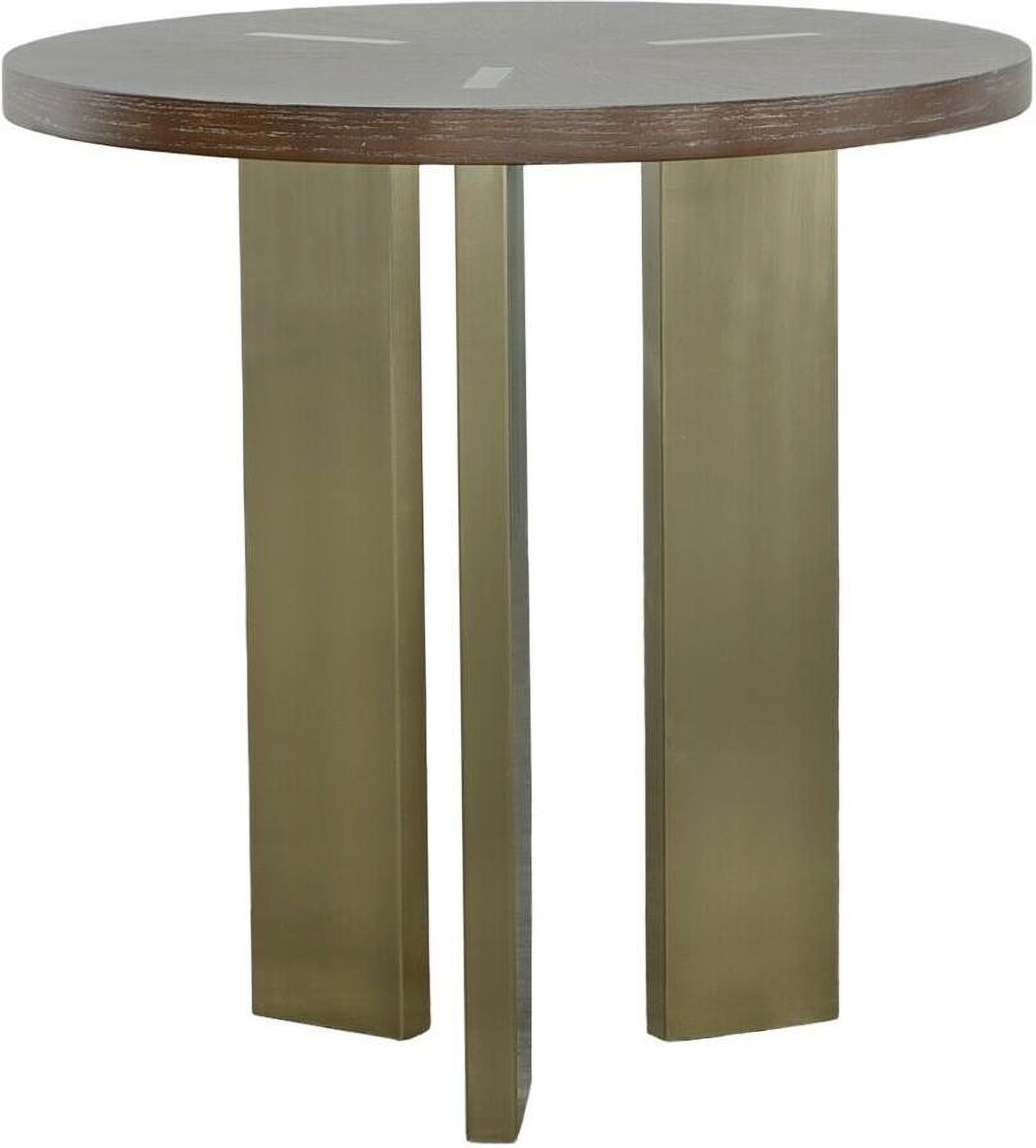 Libby Langdon Zeller End Table In Cerused Espresso by Fairfield Chair