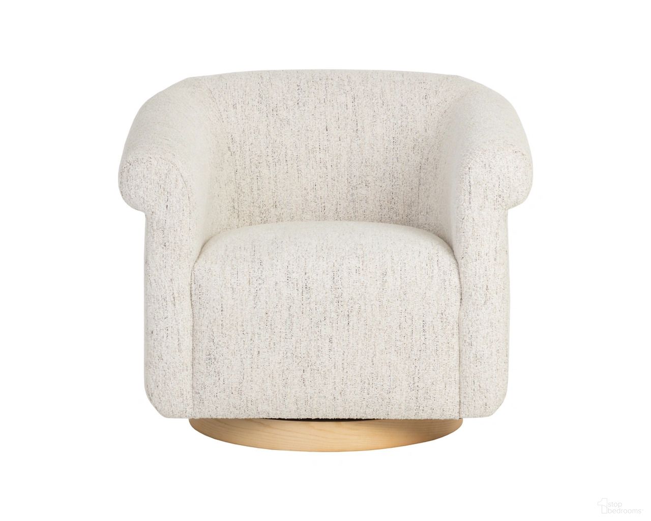 Libby Swivel Lounge Chair In Hailey Moon