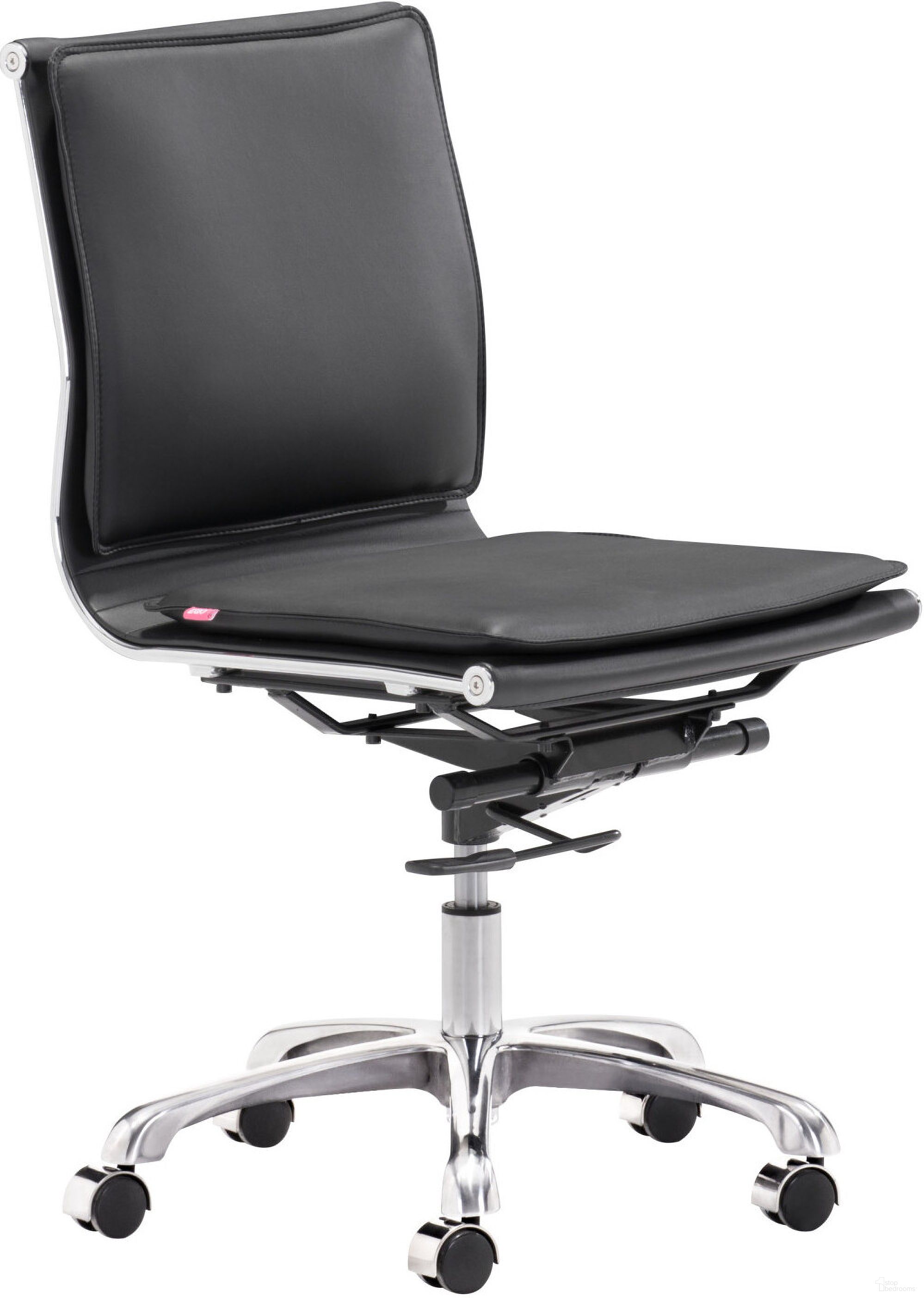 Lider Plus Armless Office Chair In Black