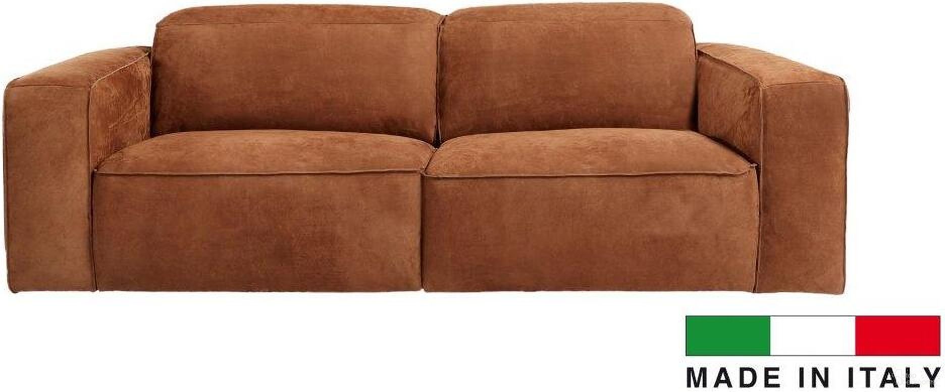 The appearance of Lido Loveseat In Brandy designed by Bellini Modern Living in the interior design. This brandy piece of furniture was selected by 1StopBedrooms from Jacklyn Collection to add a touch of cosiness and style into your home. Sku: Lido LS BDY. Material: Leather.