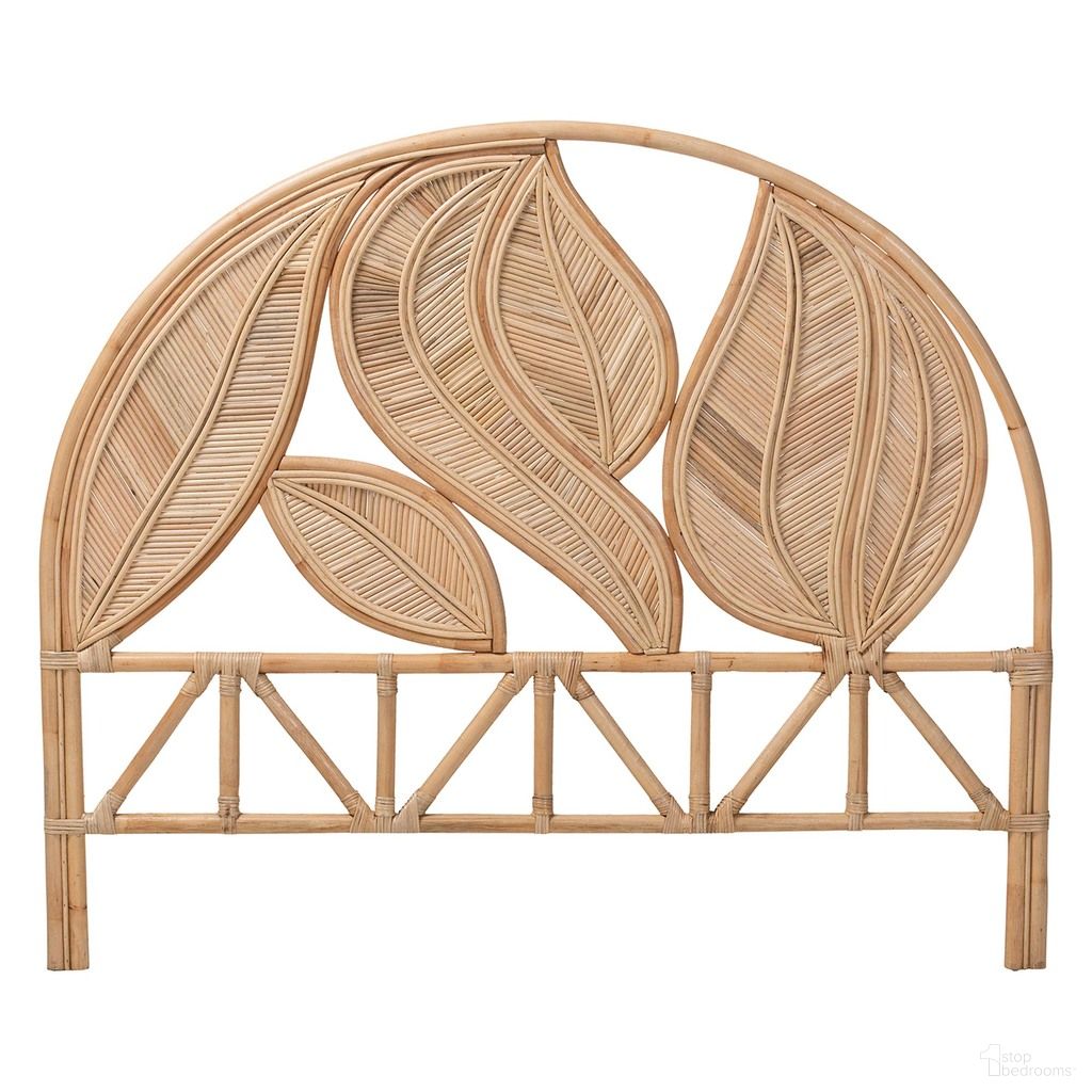 Lifen Standalone Queen Headboard In Natural Rattan