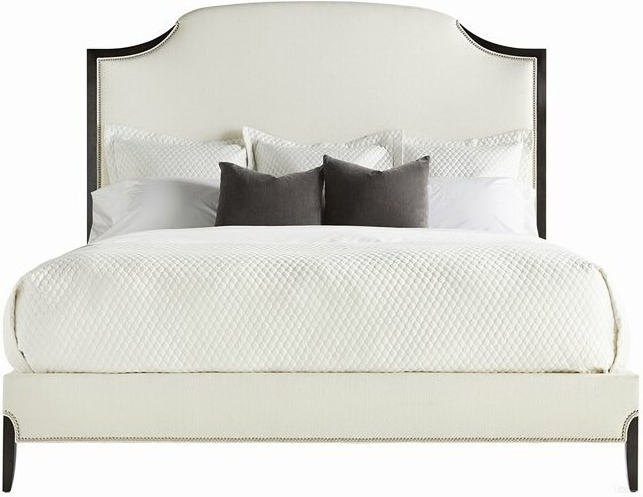 The appearance of Lillet Queen Bed In Cream designed by Vanguard Furniture in the traditional interior design. This cream piece of furniture was selected by 1StopBedrooms from Lillet Collection to add a touch of cosiness and style into your home. Sku: T1738Q-HF. Bed Size: Queen. Material: Upholstery.
