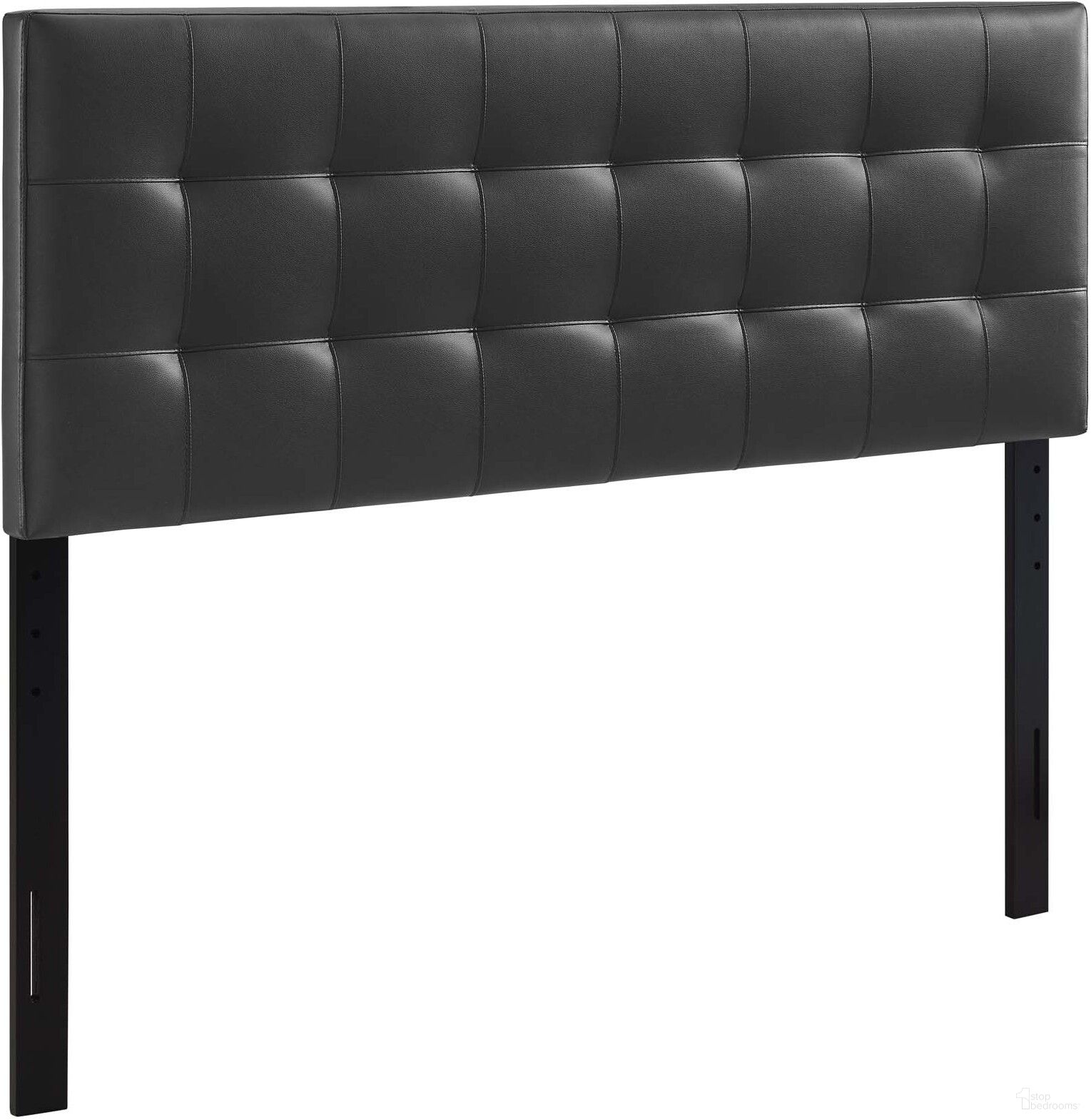 Lily Black Queen Upholstered Vinyl Headboard MOD-5130-BLK