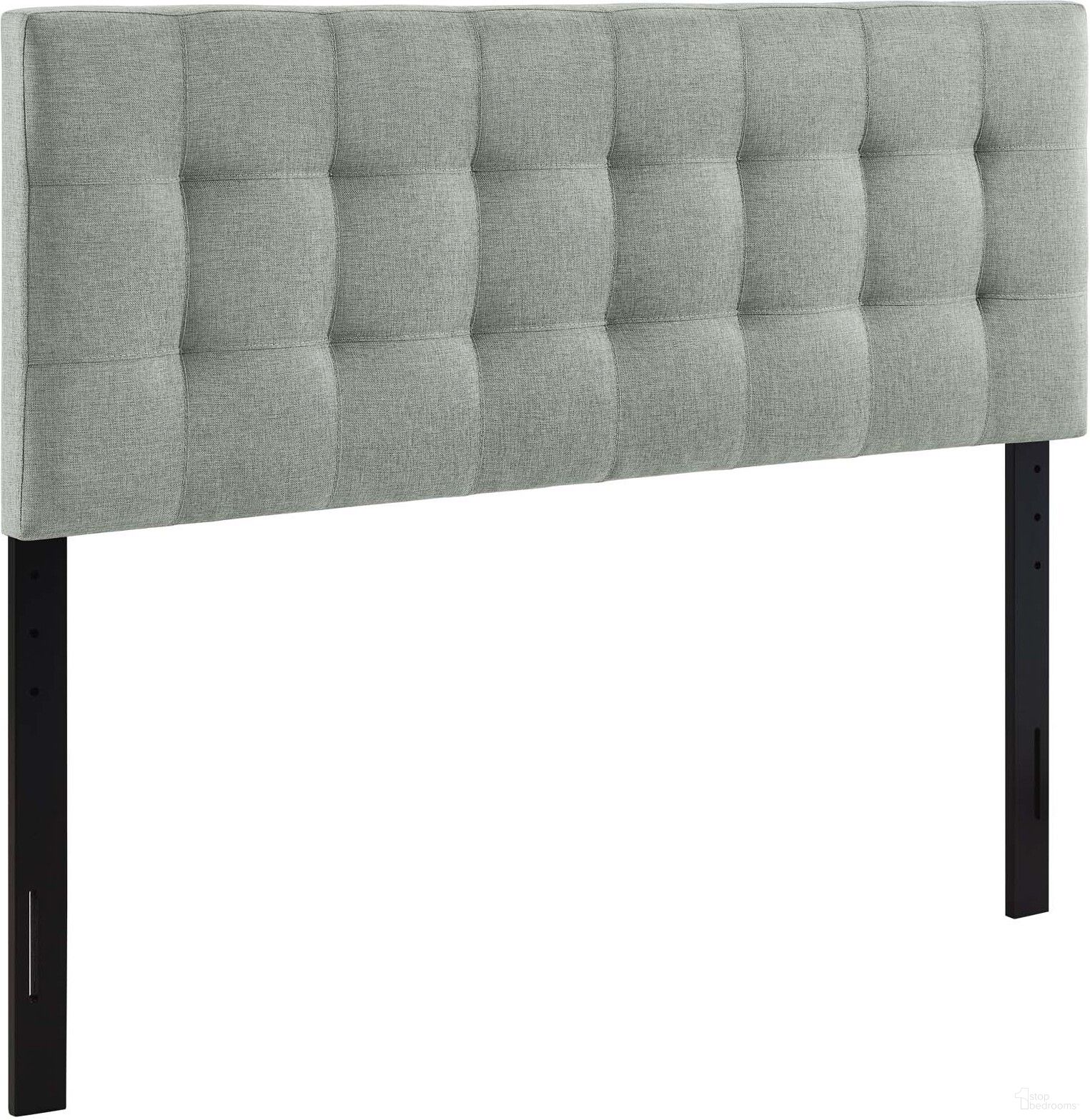 The appearance of Lily Gray Queen Upholstered Fabric Headboard designed by Modway in the modern / contemporary interior design. This gray piece of furniture was selected by 1StopBedrooms from Lily Collection to add a touch of cosiness and style into your home. Sku: MOD-5041-GRY. Bed Size: Queen. Material: MDF.