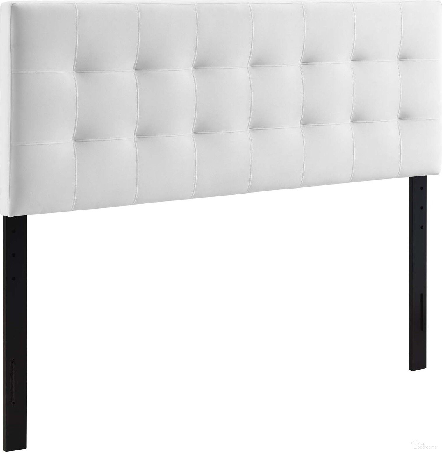 The appearance of Lily White Queen Biscuit Tufted Performance Velvet Headboard MOD-6120-WHI designed by Modway in the modern / contemporary interior design. This white piece of furniture  was selected by 1StopBedrooms from Lily Collection to add a touch of cosiness and style into your home. Sku: MOD-6120-WHI. Bed Size: Queen. Material: MDF.