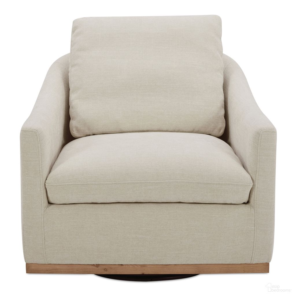 The appearance of Linden Swivel Chair In Soft Beige designed by Moes Home in the rustic / southwestern interior design. This beige piece of furniture was selected by 1StopBedrooms from Linden Collection to add a touch of cosiness and style into your home. Sku: KQ-1029-34-USA. Material: Polyester.