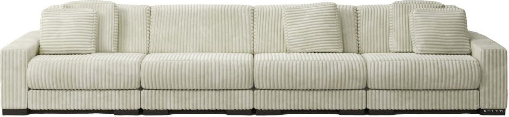 The appearance of Lindyn 4-Piece Sofa Sectional In Ivory designed by Signature Design by Ashley in the modern / contemporary interior design. This ivory piece of furniture was selected by 1StopBedrooms from Lindyn Collection to add a touch of cosiness and style into your home. Sku: 2110464;2110446;2110446;2110465. Material: Fabric. Layout: Modular.
