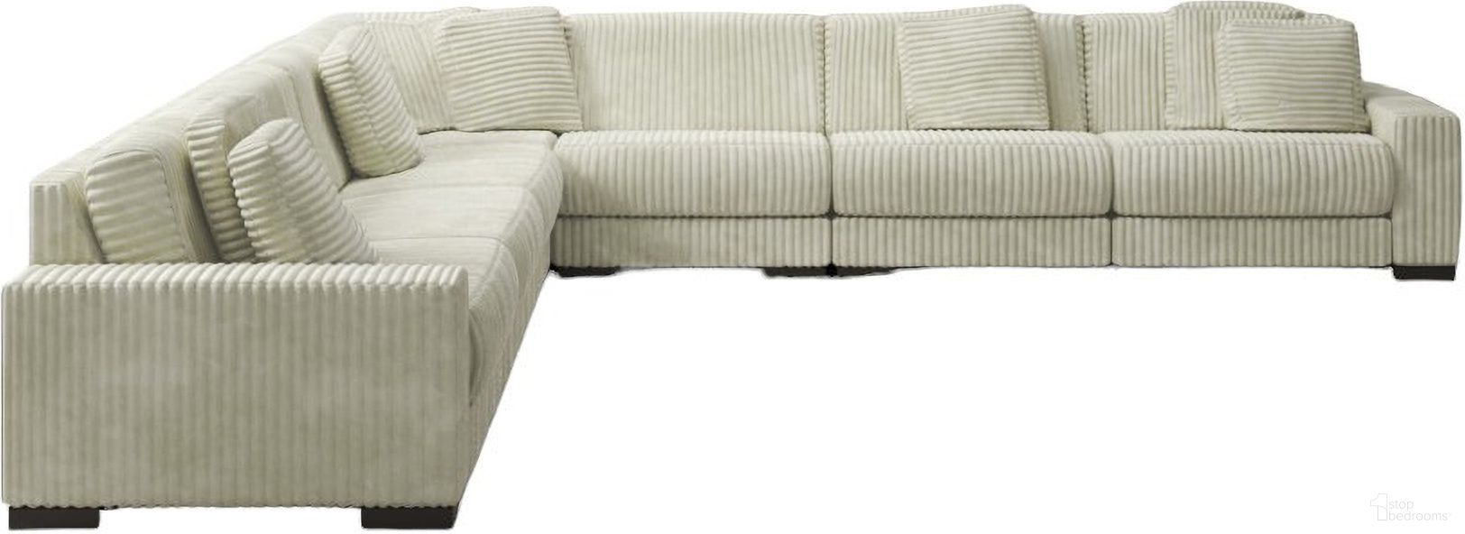The appearance of Lindyn 7-Piece Sectional In Ivory designed by Signature Design by Ashley in the modern / contemporary interior design. This ivory piece of furniture was selected by 1StopBedrooms from Lindyn Collection to add a touch of cosiness and style into your home. Sku: 2110464;2110446;2110446;2110446;2110446;2110477;2110465. Material: Fabric. Layout: L-Shape.
