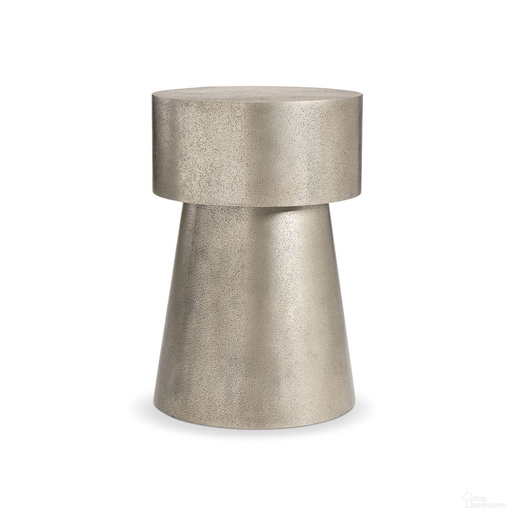 The appearance of Linea Metal Round Side Table designed by Bernhardt in the modern / contemporary interior design. This textured graphite metal piece of furniture  was selected by 1StopBedrooms from Linea Collection to add a touch of cosiness and style into your home. Sku: 384122. Material: Wood.