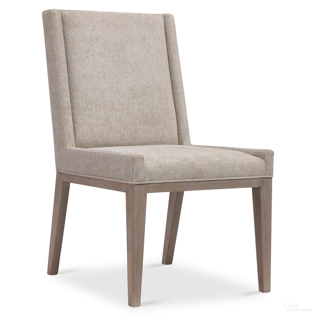 The appearance of Linea Side Chair in Cerused Greige Finish designed by Bernhardt in the modern / contemporary interior design. This cerused greige piece of furniture was selected by 1StopBedrooms from Linea Collection to add a touch of cosiness and style into your home. Sku: 384547G. Material: Fabric. Chair Type: Side Chair.