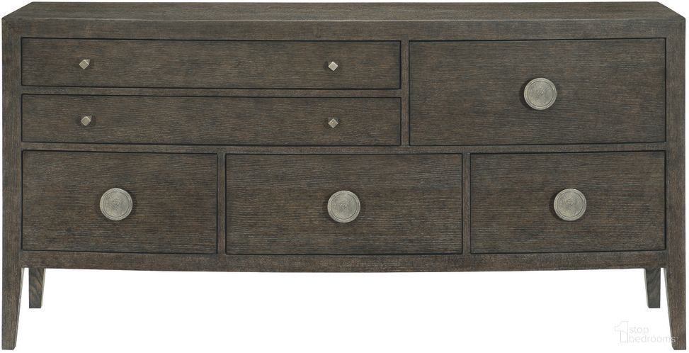 The appearance of Linea Sideboard designed by Bernhardt in the modern / contemporary interior design. This cerused charcoal piece of furniture  was selected by 1StopBedrooms from Linea Collection to add a touch of cosiness and style into your home. Sku: 384130B. Material: Wood.