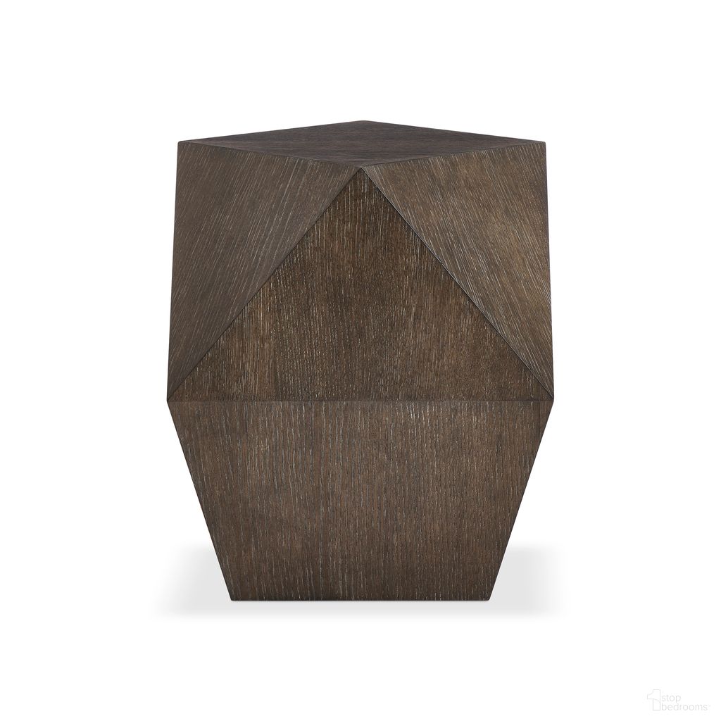 The appearance of Linea Trapezoid End Table designed by Bernhardt in the modern / contemporary interior design. This cerused charcoal piece of furniture  was selected by 1StopBedrooms from Linea Collection to add a touch of cosiness and style into your home. Sku: 384111B. Material: Wood.