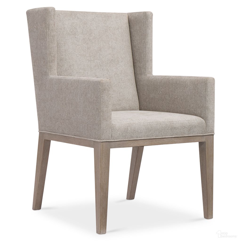 The appearance of Linea Upholstered Arm Chair in Cerused Greige Finish designed by Bernhardt in the modern / contemporary interior design. This cerused greige piece of furniture was selected by 1StopBedrooms from Linea Collection to add a touch of cosiness and style into your home. Sku: 384548G. Material: Fabric. Chair Type: Arm Chair.