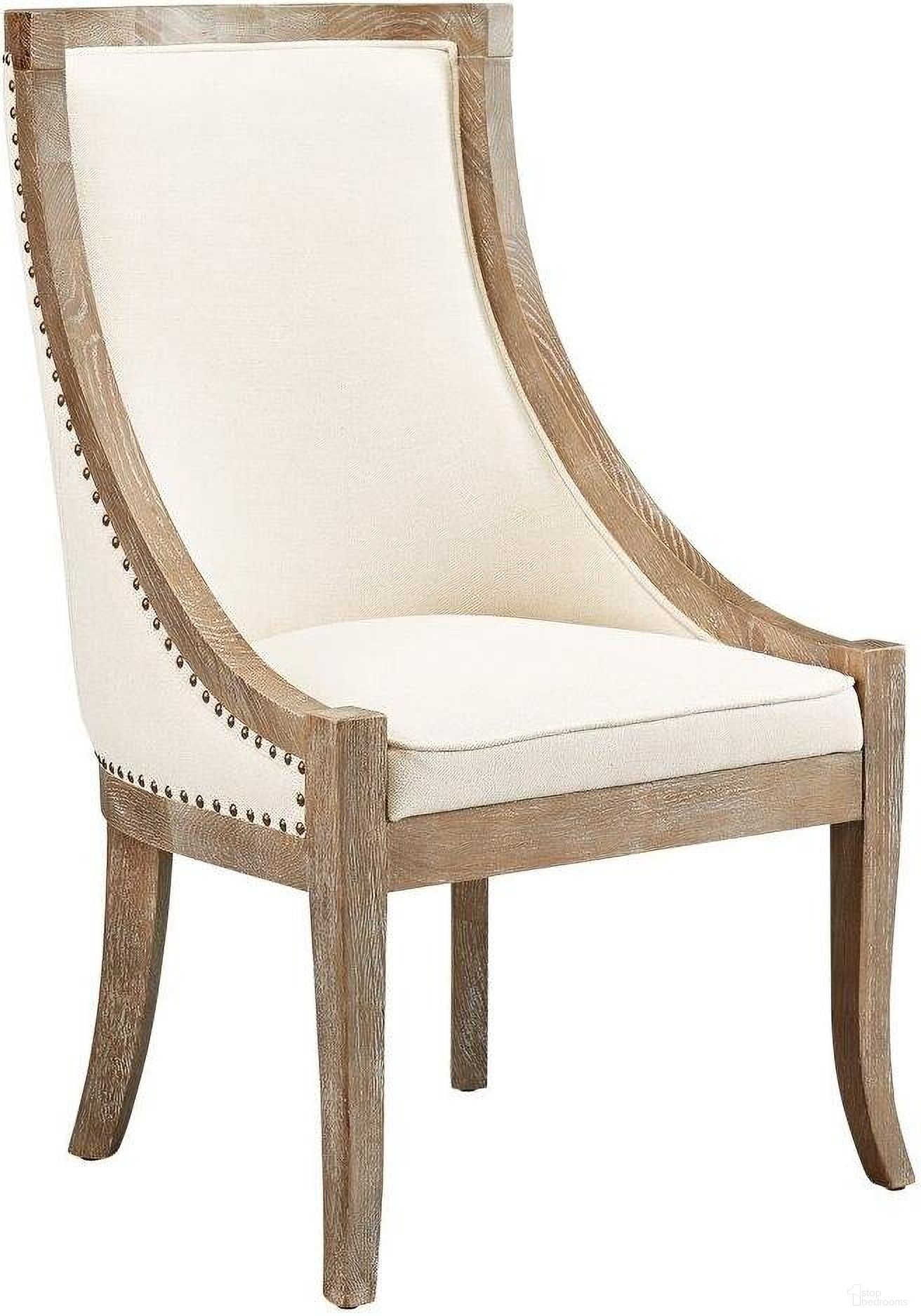 The appearance of Linen Scoop Chair designed by Furniture Classics in the transitional interior design. This linen piece of furniture  was selected by 1StopBedrooms from Linen Collection to add a touch of cosiness and style into your home. Sku: 70947LN. Material: Wood.