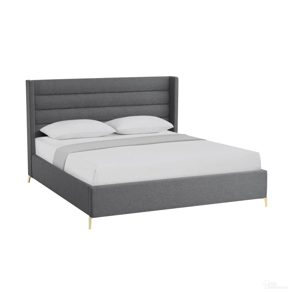 The appearance of Linen Upholstered King Bed Frame In Gray designed by Homeroots in the modern / contemporary interior design. This gray piece of furniture was selected by 1StopBedrooms from to add a touch of cosiness and style into your home. Sku: 544818. Bed Size: King. Material: Linen. Bed Type: Upholstered Bed.