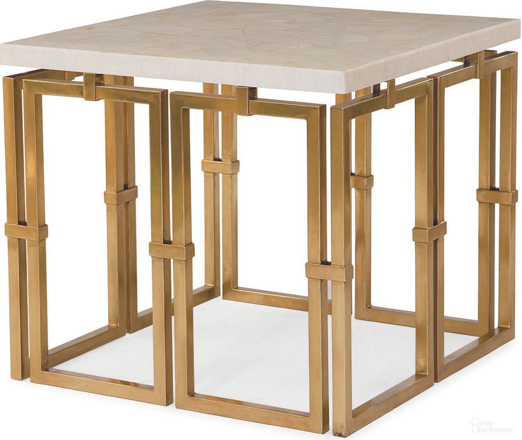 The appearance of Links Lamp Table In Antique Brass designed by Century Furniture in the modern / contemporary interior design. This antique brass piece of furniture was selected by 1StopBedrooms from Grand Tour Furniture Collection to add a touch of cosiness and style into your home. Sku: SF5496. Material: Stone.