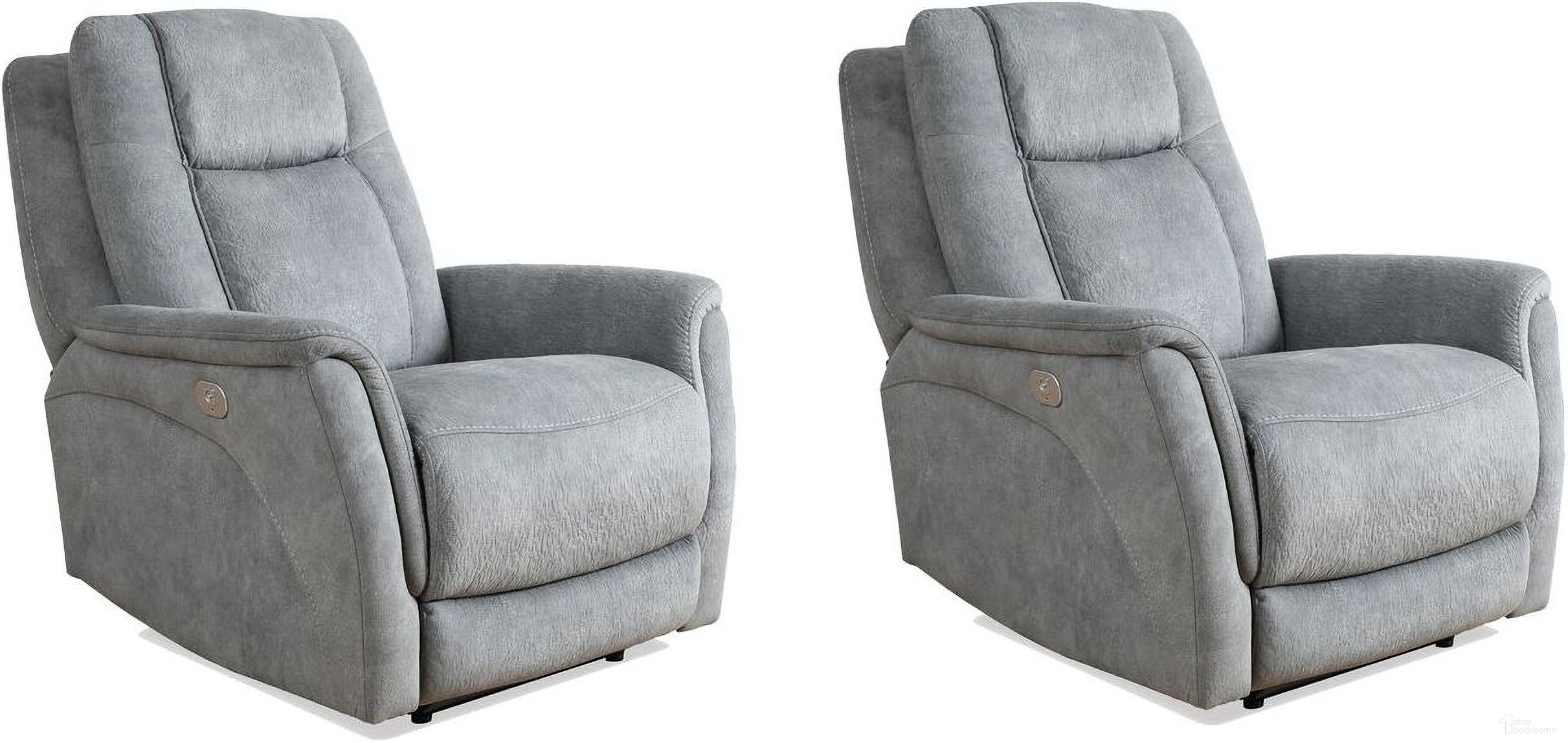 The appearance of Linus Zero Gravity Power Recliner Set of 2 In Hudson Grey designed by Parker House in the modern / contemporary interior design. This hudson grey piece of furniture was selected by 1StopBedrooms from Linus Collection to add a touch of cosiness and style into your home. Sku: MLIN#812PHZ-HGY;MLIN#812PHZ-HGY. Material: Polyester.