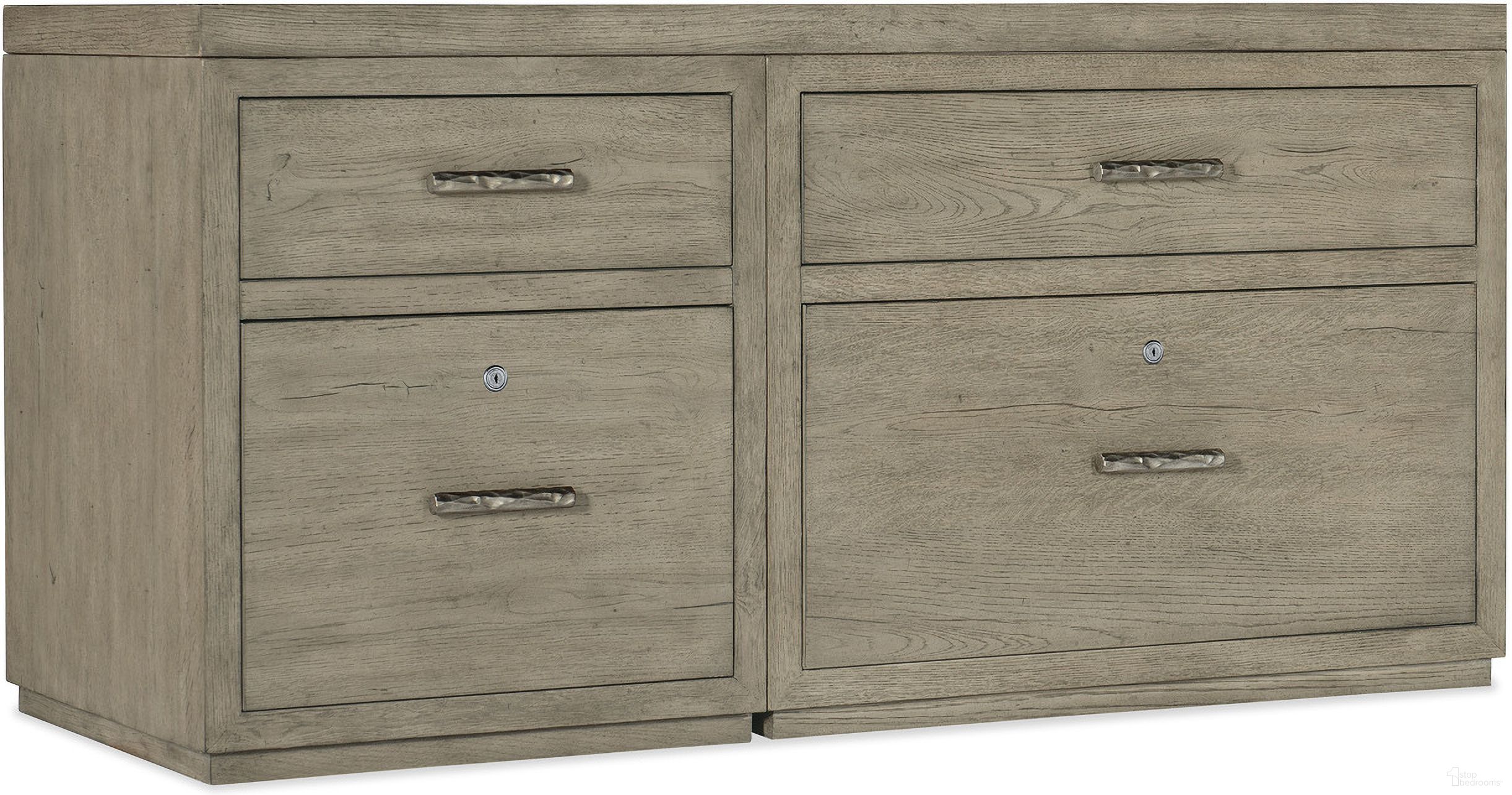 Linville Falls 60 Inch Credenza With File And Lateral File Cabinet