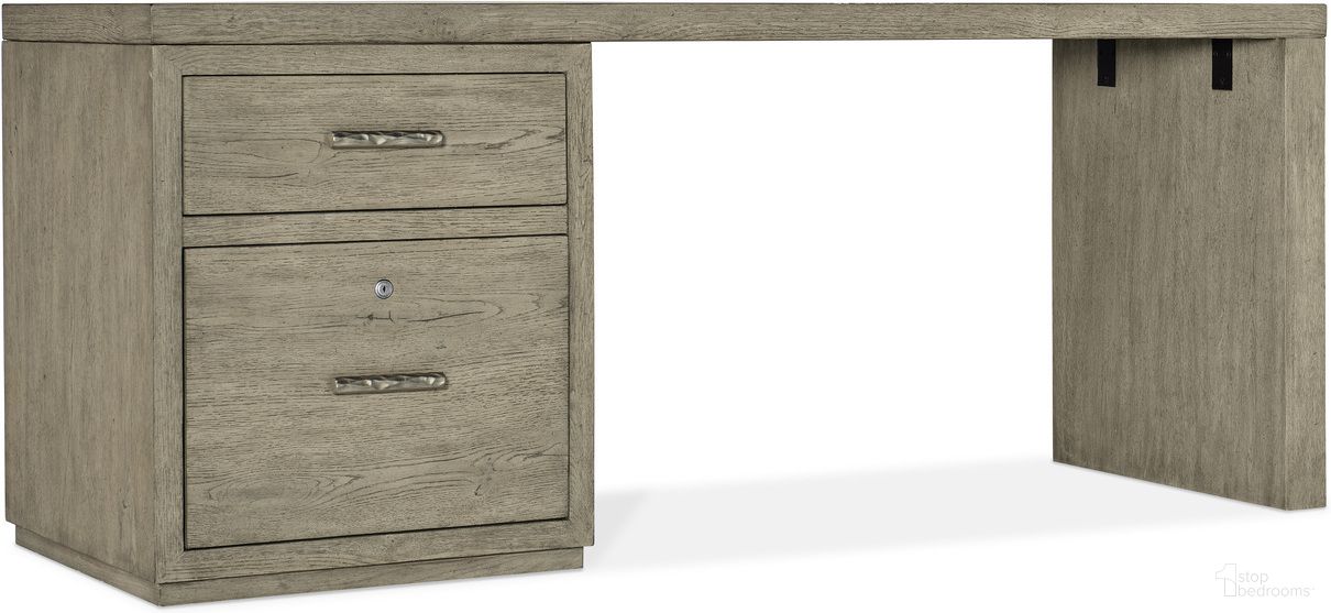 The appearance of Linville Falls 72 Inch Desk With One File designed by Hooker in the transitional interior design. This medium wood piece of furniture was selected by 1StopBedrooms from Linville Falls Collection to add a touch of cosiness and style into your home. Sku: 6150-10061-85;6150-10072-85;6150-10416-85. Material: Oak Veneer.