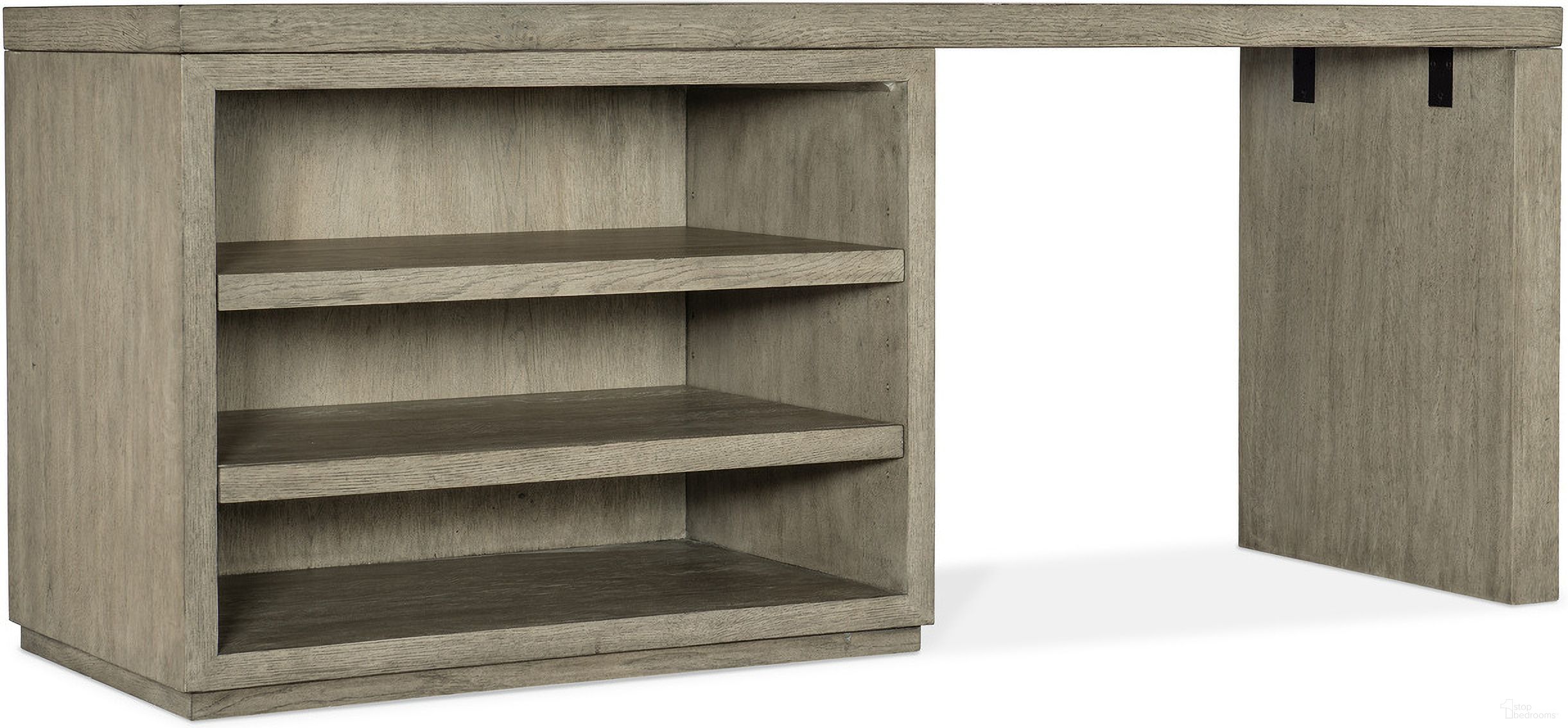 The appearance of Linville Falls 72 Inch Desk With Open Desk Cabinet designed by Hooker in the transitional interior design. This medium wood piece of furniture was selected by 1StopBedrooms from Linville Falls Collection to add a touch of cosiness and style into your home. Sku: 6150-10061-85;6150-10072-85;6150-10413-85. Material: Oak Veneer.