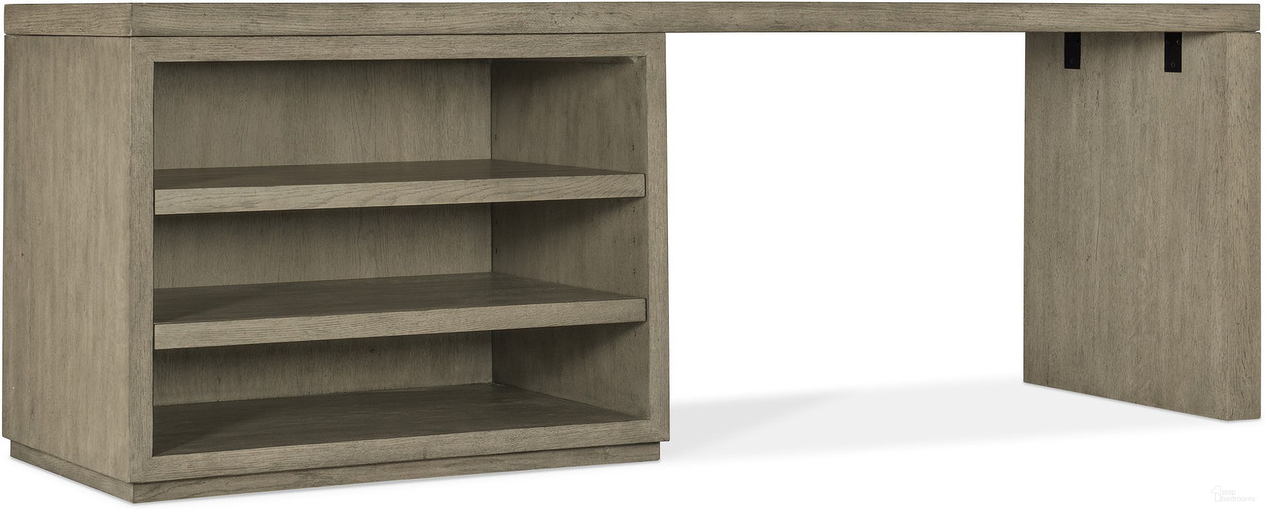 Linville Falls 84 Inch Desk With Open Desk Cabinet