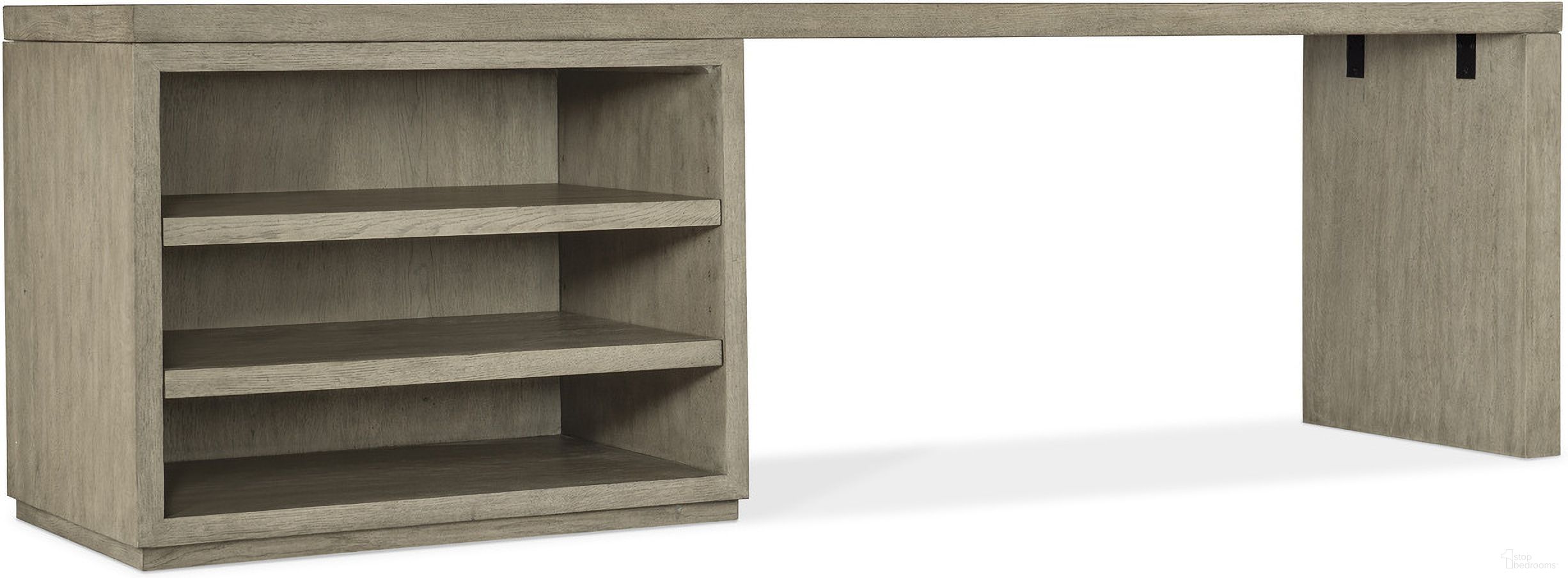 Linville Falls 96 Inch Desk With Open Desk Cabinet