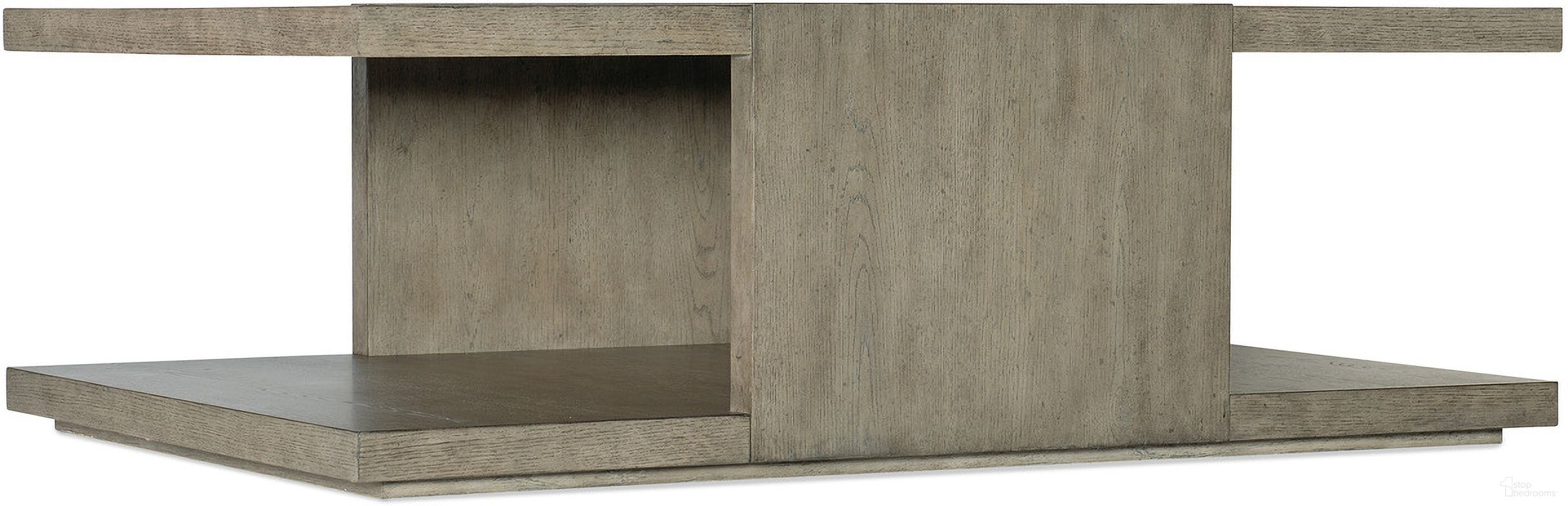 The appearance of Linville Falls Overlook Trails Cocktail Table designed by Hooker in the transitional interior design. This medium wood piece of furniture was selected by 1StopBedrooms from Linville Falls Collection to add a touch of cosiness and style into your home. Sku: 6150-80310-85. Material: Oak Veneer.