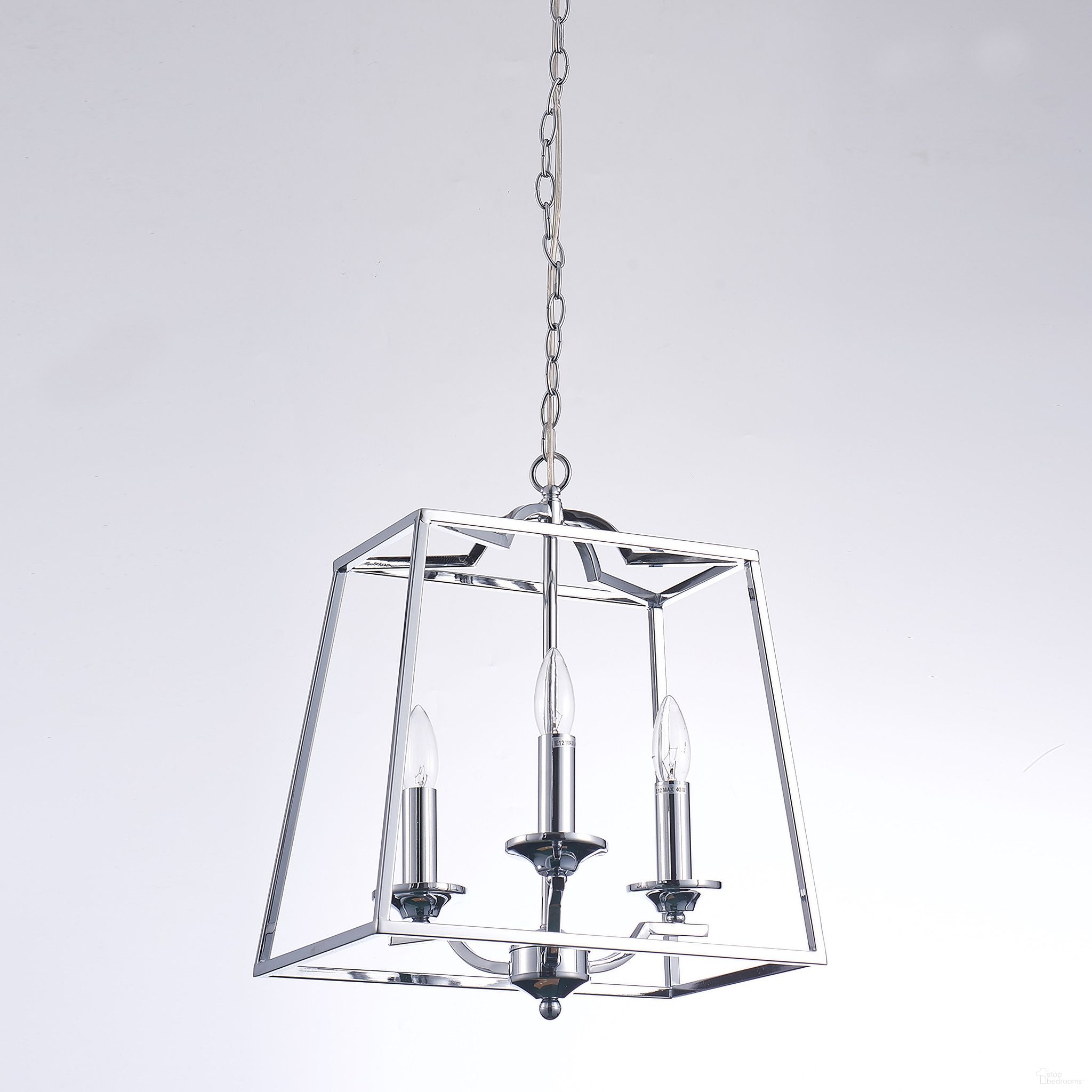 Lionnel Collection Metal and Glass Chandelier Lights In Clear and Chrome