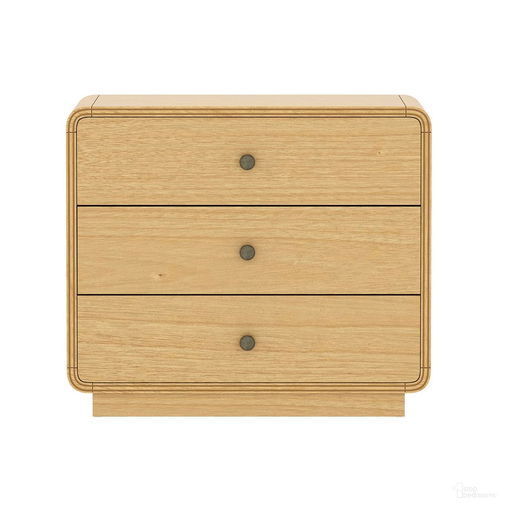 Liora 28 Inch Solid Wood Nightstand In Natural