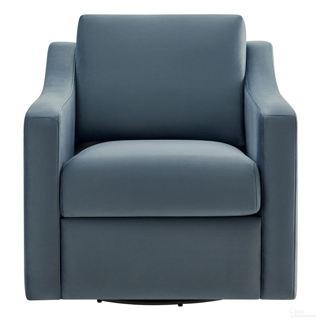 The appearance of Liora Performance Velvet Armchair In Cadet Blue designed by Modway in the modern / contemporary interior design. This cadet blue piece of furniture was selected by 1StopBedrooms from Liora Collection to add a touch of cosiness and style into your home. Sku: EEI-7282-CAB. Material: Velvet.