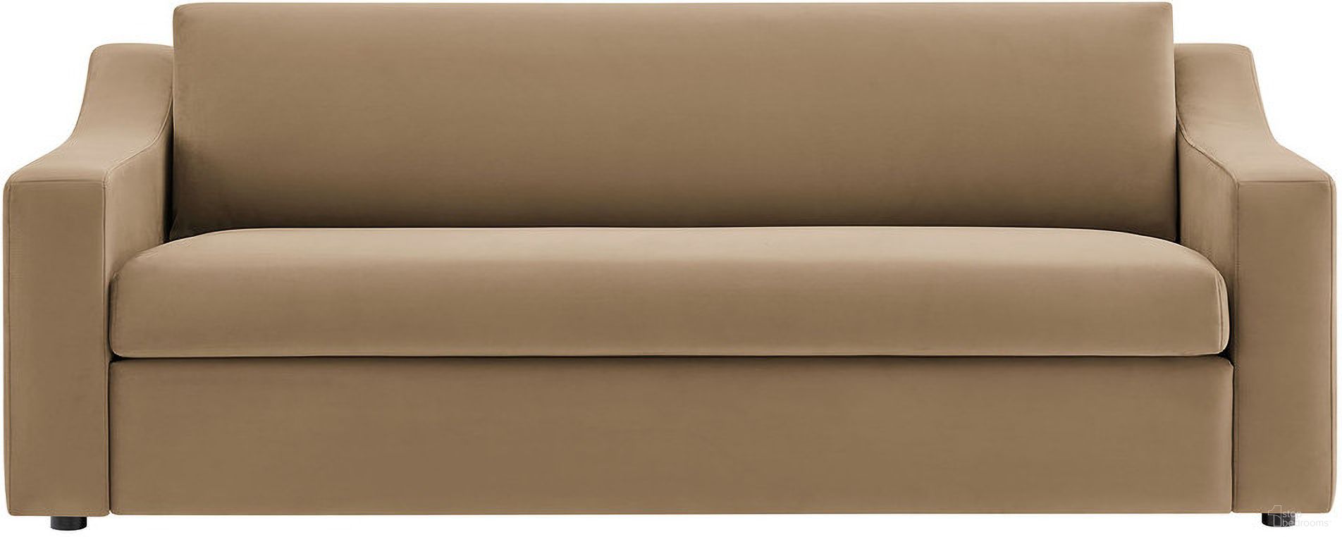 The appearance of Liora Performance Velvet Sofa In Taupe designed by Modway in the modern / contemporary interior design. This taupe piece of furniture was selected by 1StopBedrooms from Liora Collection to add a touch of cosiness and style into your home. Sku: EEI-7219-TAU. Material: Velvet.