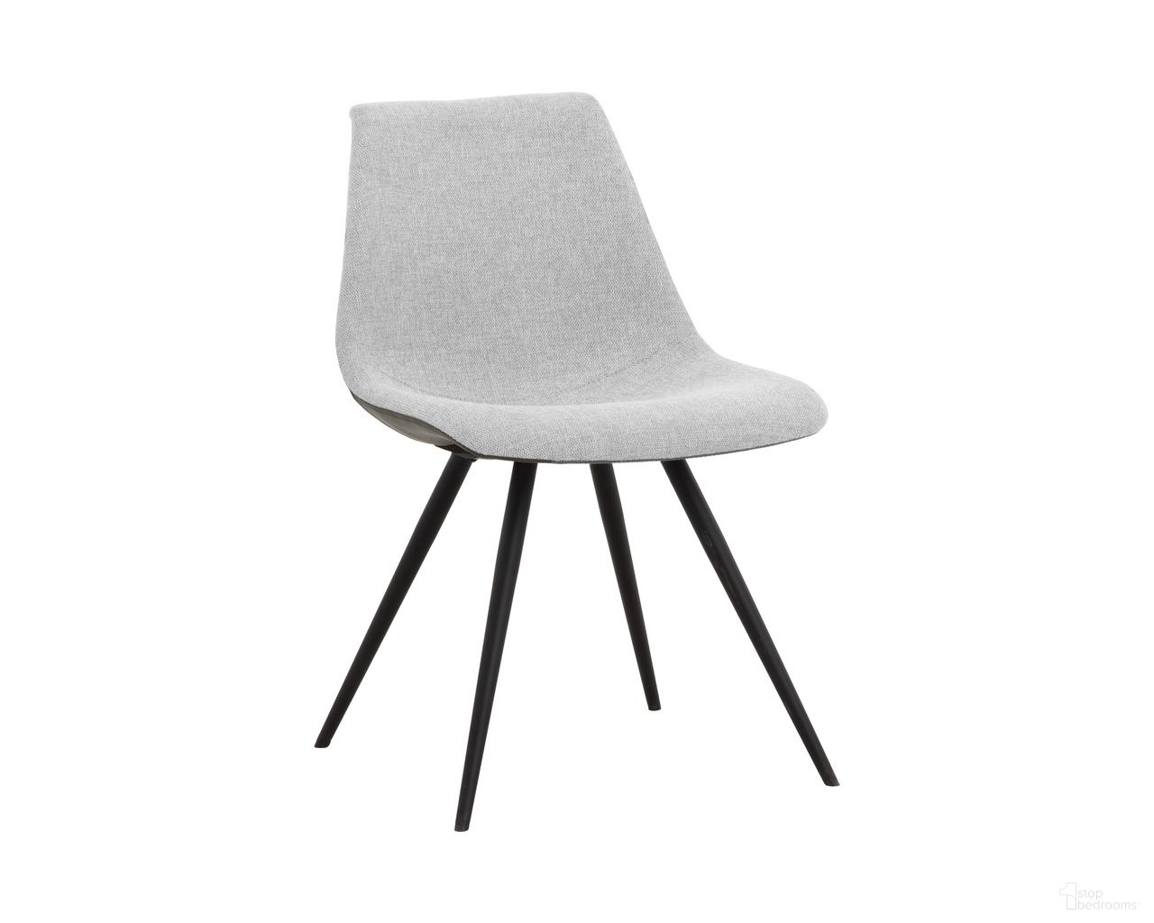 Lipa Dining Chair In Belfast Heather Grey and Rosemary