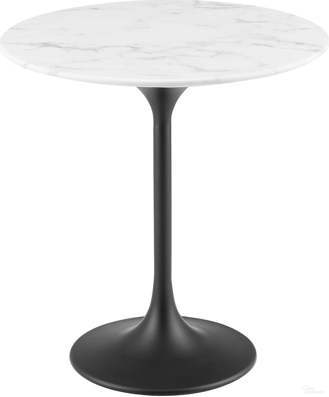 The appearance of Lippa 20 Inch Round Artificial Marble Side Table In Black White designed by Modway in the modern / contemporary interior design. This black and white piece of furniture was selected by 1StopBedrooms from Lippa Collection to add a touch of cosiness and style into your home. Sku: EEI-4775-BLK-BASE;EEI-4782-WHI-TOP. Material: Iron.