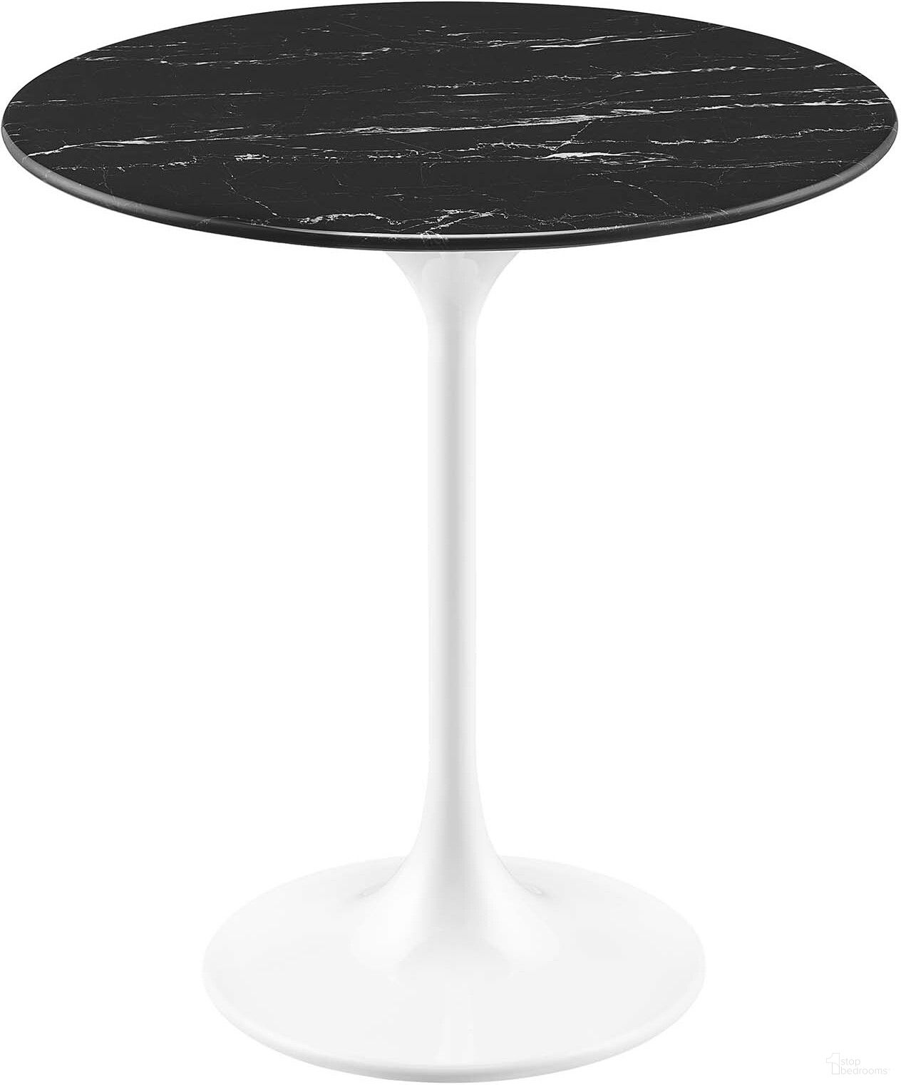 The appearance of Lippa 20 Inch Round Artificial Marble Side Table In White Black designed by Modway in the modern / contemporary interior design. This white black piece of furniture  was selected by 1StopBedrooms from Lippa Collection to add a touch of cosiness and style into your home. Sku: EEI-4773-WHI-BASE;EEI-4782-BLK-TOP. Material: Stainless Steel.