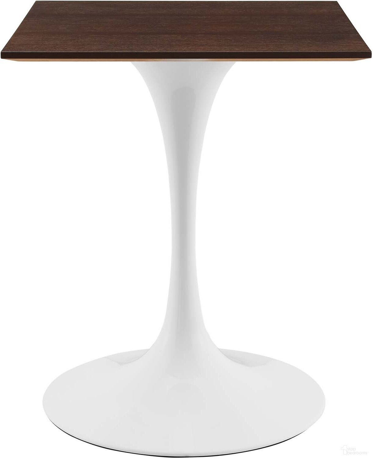 Lippa 24 Inch Square Dining Table EEI-5161-WHI-CHE