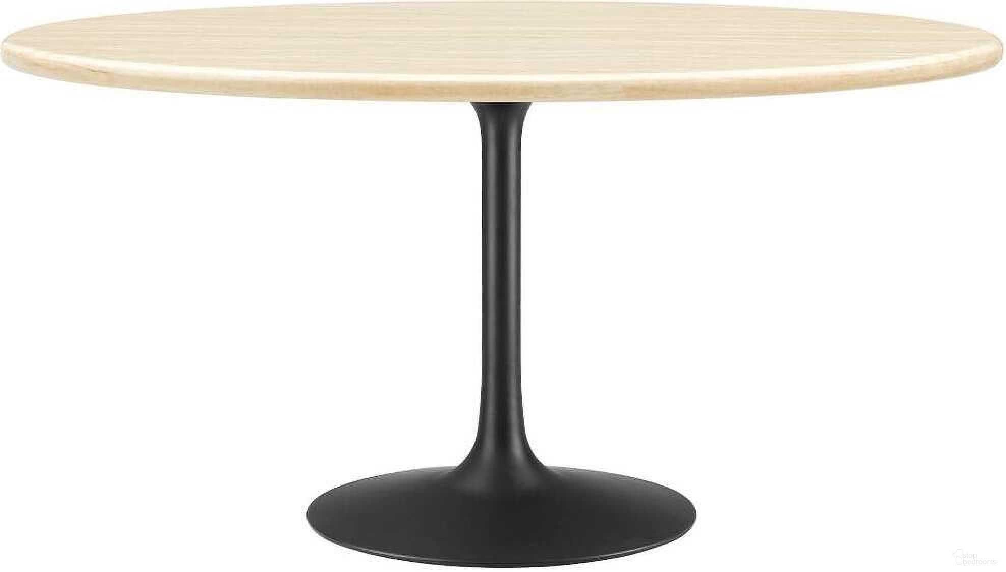 Lippa 60 Inch Artificial Oval Dining Table In Black
